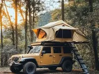 Udendørs canvas tagtelt